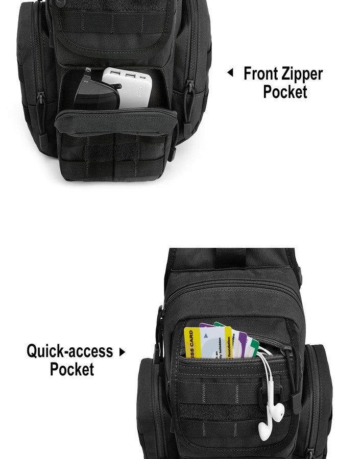 G4Free Tactical EDC Sling Bag Pack with Adjustable Holster Sling Shoulder Assault Range Backpack - Image 5
